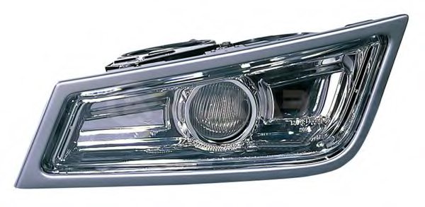 Fog light RHS to suit Volvo FH/FM (chrome)